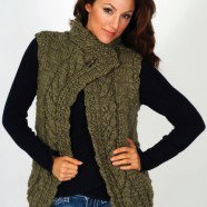 Chunky Cabled Vest